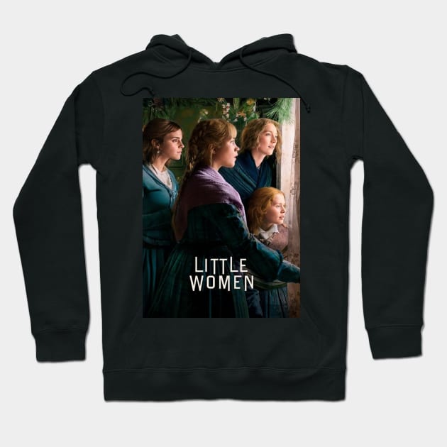 Little Woman (2019) - Movie Poster Hoodie by HeavenlyTrashy